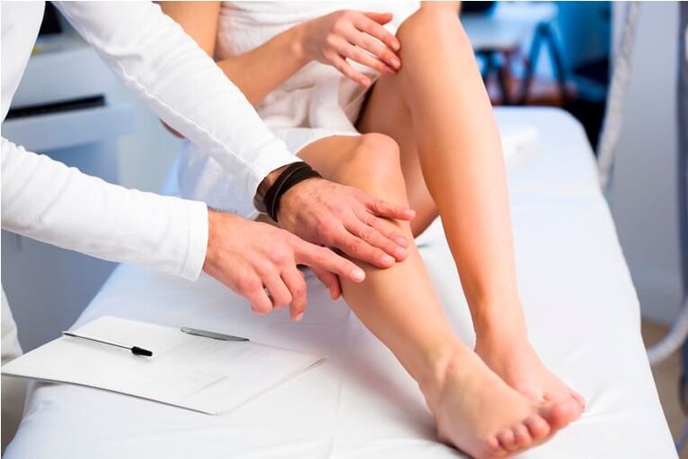 Diagnosis of varicose veins of the legs