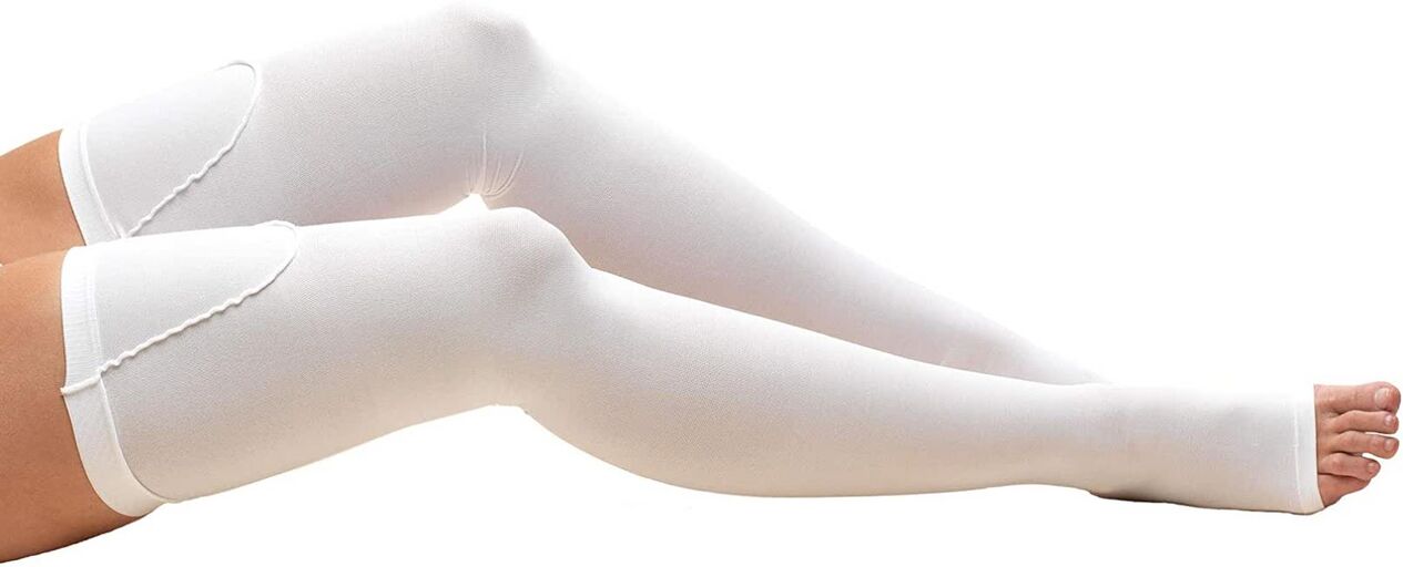 To treat varicose veins, you should wear compression stockings